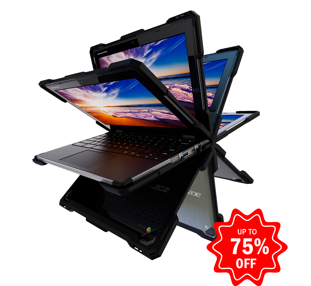 Acer Chromebook Spin 511 R752TN(T) Rugged Snap-On Case