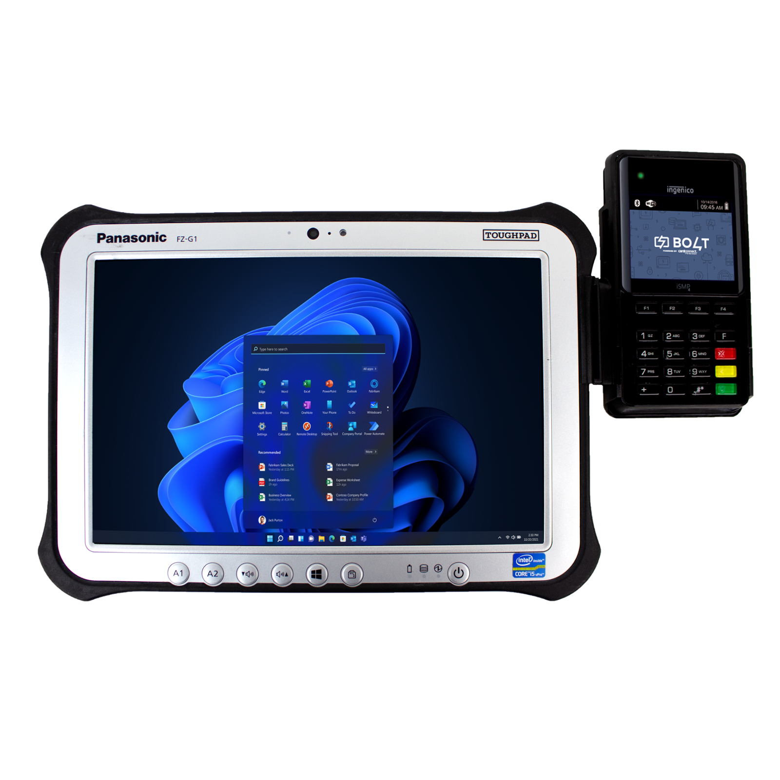 Toughmate FZ-G1 Mobile Point of Sale Integration Kit