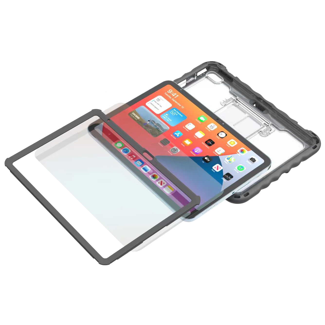 Rugged Snap-On Case for iPad Gen 7, 8, and 9
