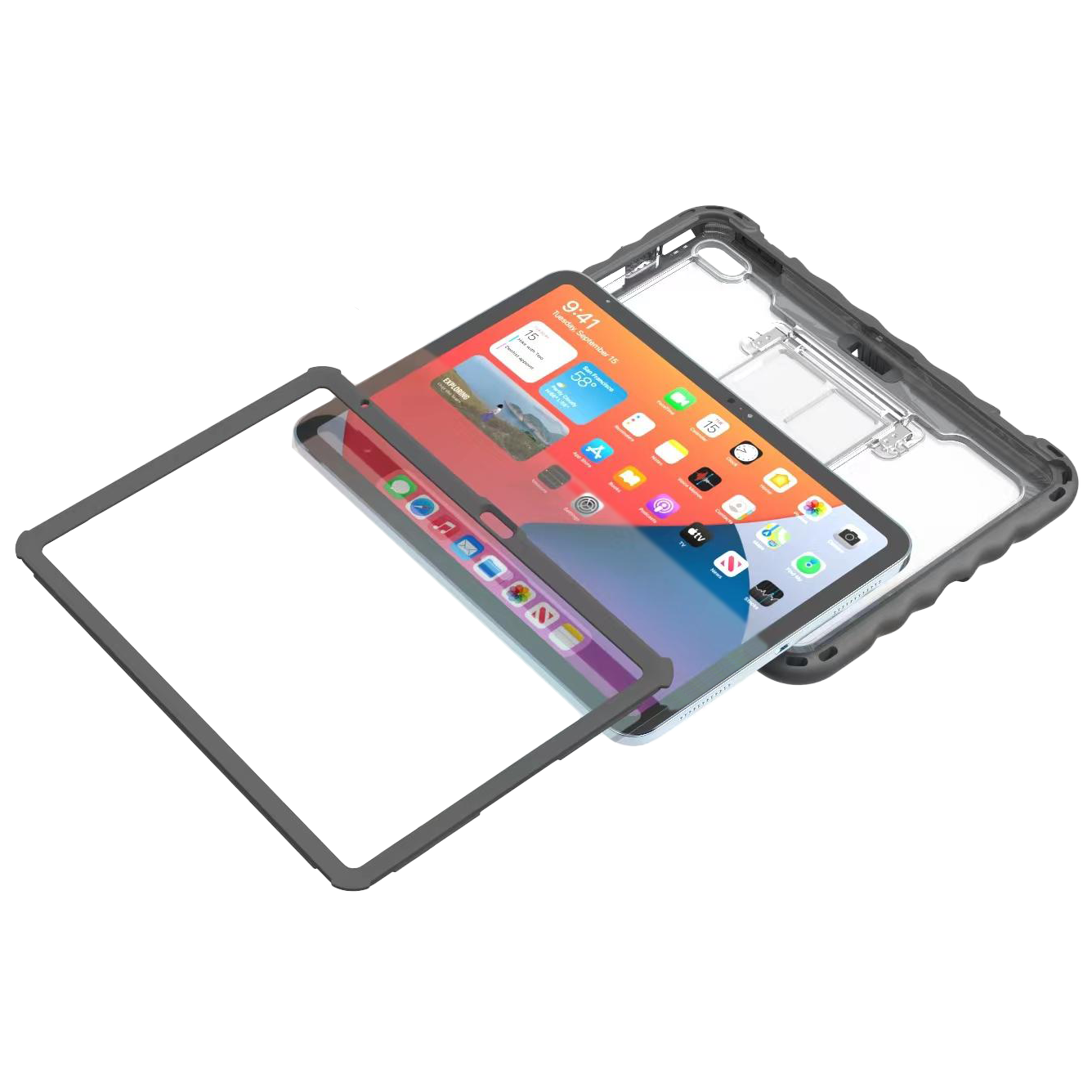 Rugged Snap-On Case for iPad Gen 10 & A16 Gen 11