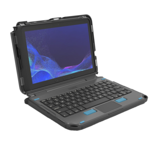 Rugged Case for Samsung Galaxy Tab Active4 Pro and Gamber-Johnson 2in1 Keyboard