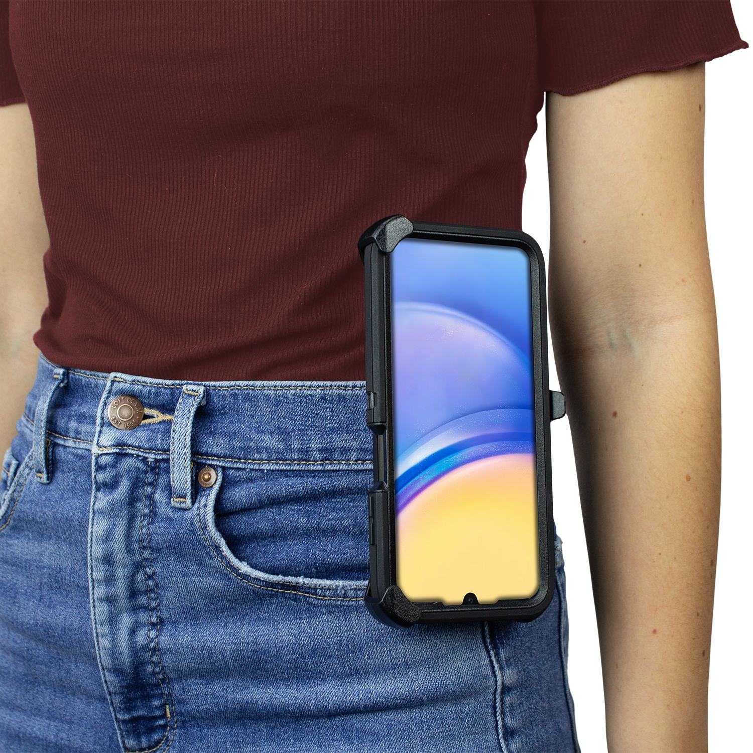 Samsung Galaxy A15 Case with Belt Clip