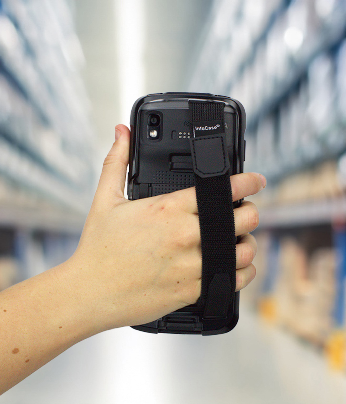 Rugged Case with Hand Strap for Zebra TC22, TC27 and PD20 - InfoCase