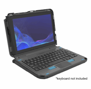 ErGo Case for Samsung Galaxy Tab Active5 Pro and Gamber-Johnson 2in1 Keyboard with Hand Strap