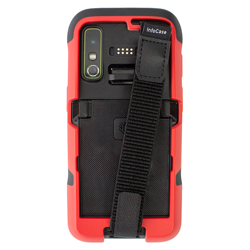 ErGo Case for Zebra TC501 Pay PD20 with Hand Strap (Red)